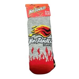 Hot Tamales Men’s Novelty Low Cut Socks 2- Pack